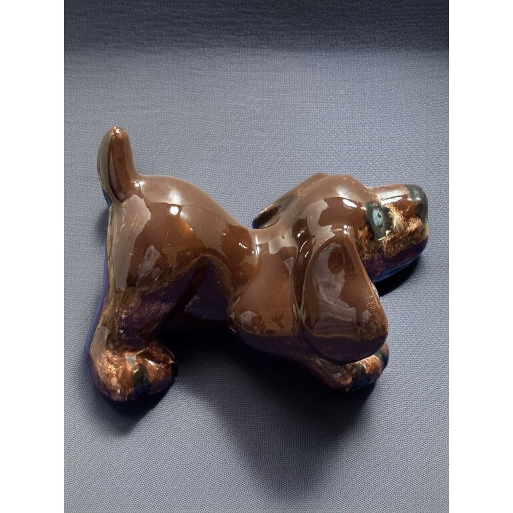 Vintage Basset Hound Porcelain Dog Figurine - Picture 2 of 7